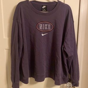 Plus size nike crew neck